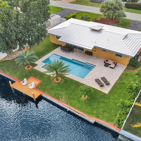 New! Waterfront Heated Pool & Jacuzzi 2 Mi To Beach - Fishing Pier Relaxing Spa & Hammock Fort Lauderdale Exteriör bild