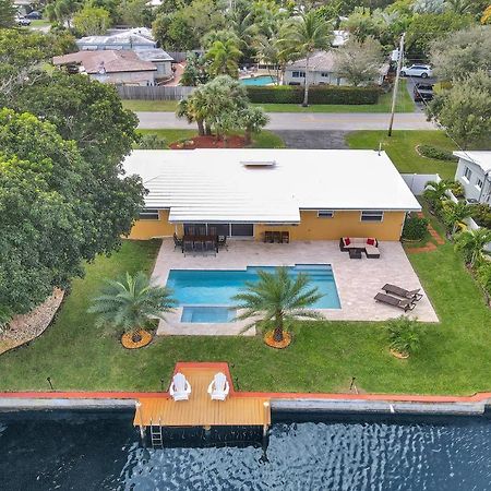 New! Waterfront Heated Pool & Jacuzzi 2 Mi To Beach - Fishing Pier Relaxing Spa & Hammock Fort Lauderdale Exteriör bild