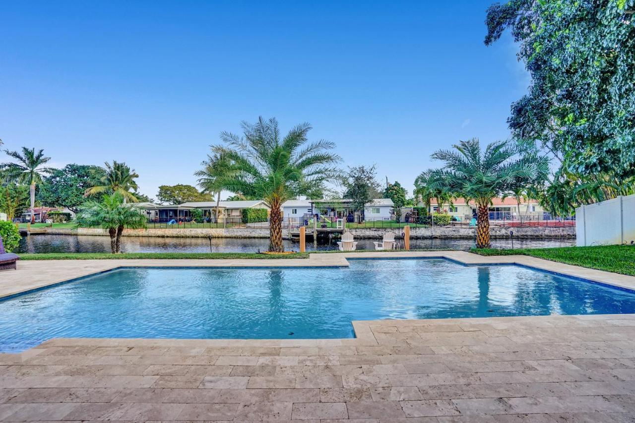 New! Waterfront Heated Pool & Jacuzzi 2 Mi To Beach - Fishing Pier Relaxing Spa & Hammock Fort Lauderdale Exteriör bild