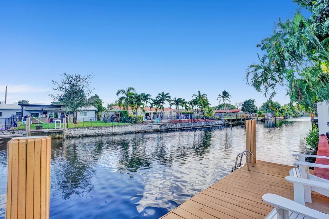 New! Waterfront Heated Pool & Jacuzzi 2 Mi To Beach - Fishing Pier Relaxing Spa & Hammock Fort Lauderdale Exteriör bild