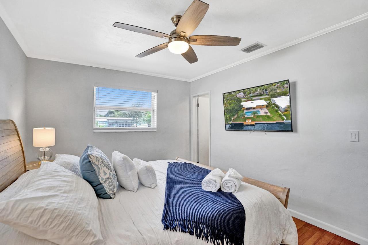 New! Waterfront Heated Pool & Jacuzzi 2 Mi To Beach - Fishing Pier Relaxing Spa & Hammock Fort Lauderdale Exteriör bild