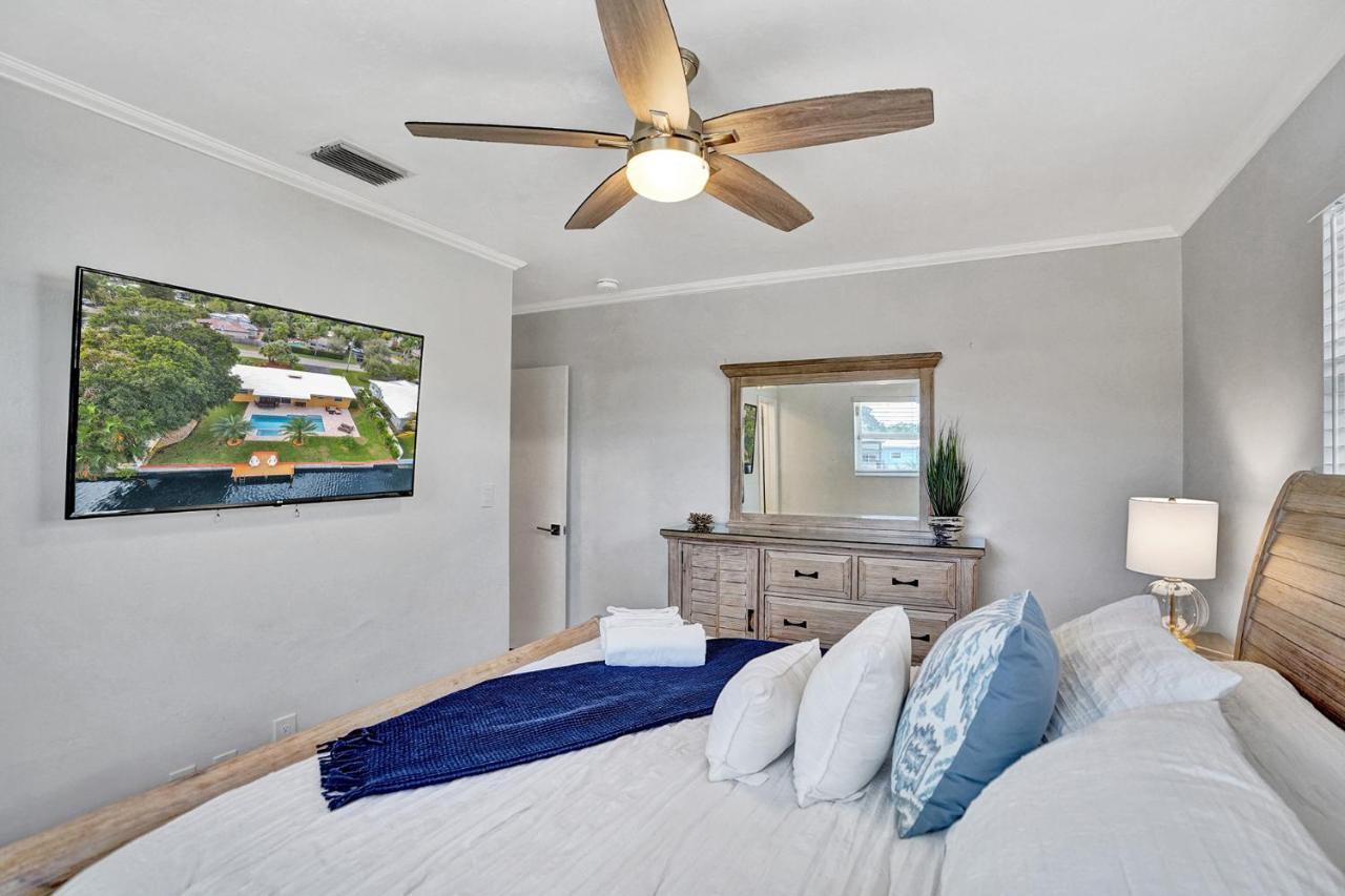 New! Waterfront Heated Pool & Jacuzzi 2 Mi To Beach - Fishing Pier Relaxing Spa & Hammock Fort Lauderdale Exteriör bild