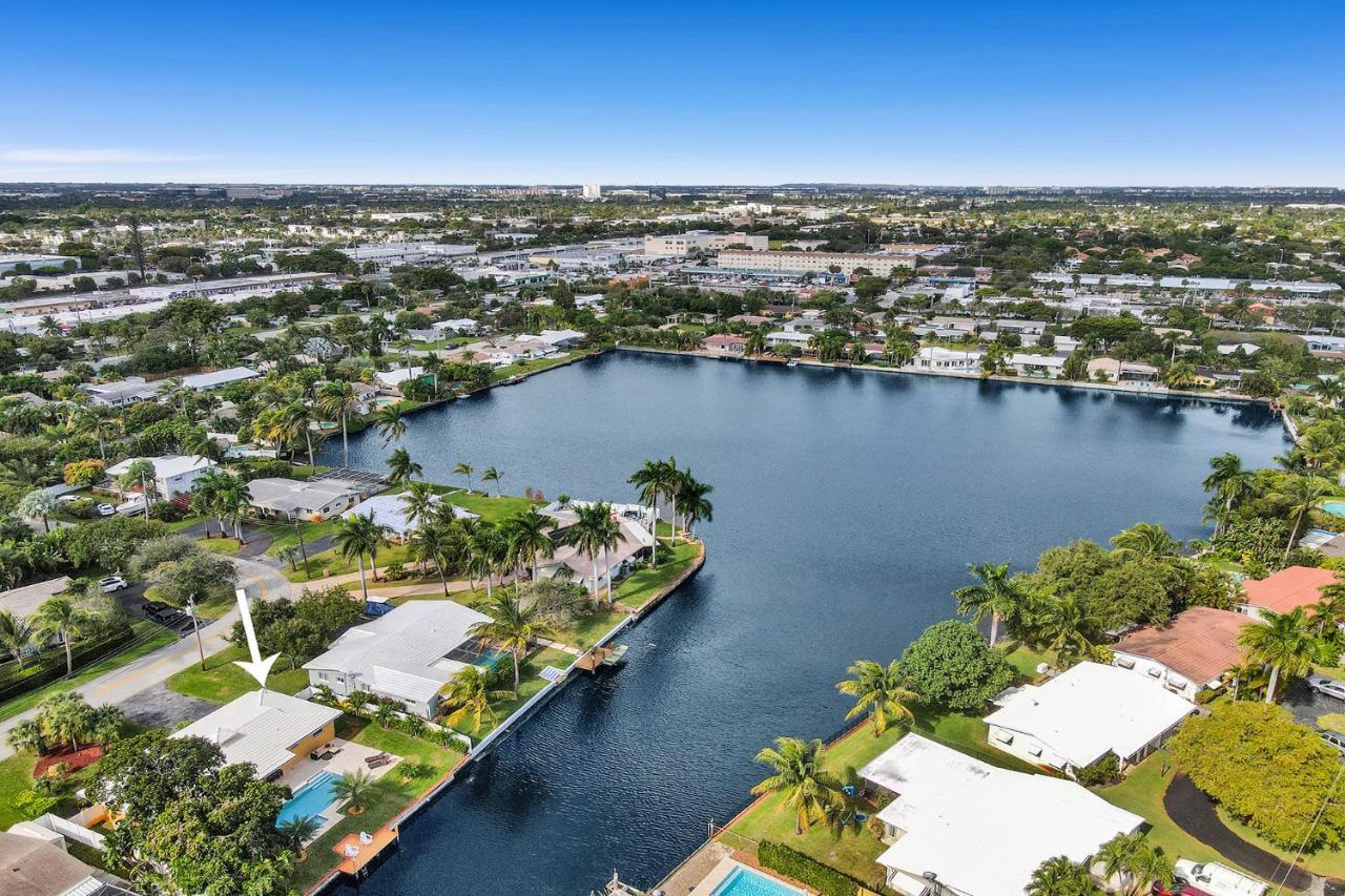 New! Waterfront Heated Pool & Jacuzzi 2 Mi To Beach - Fishing Pier Relaxing Spa & Hammock Fort Lauderdale Exteriör bild