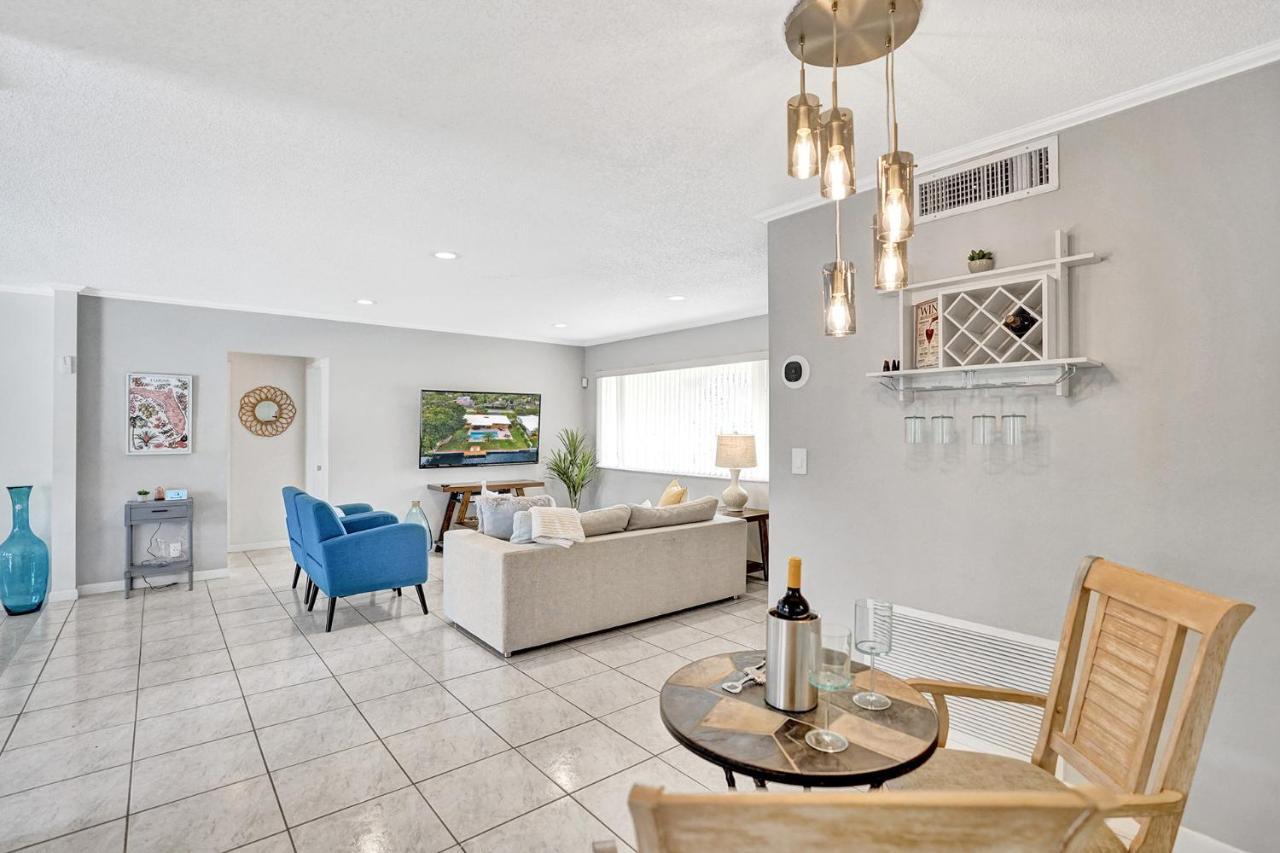 New! Waterfront Heated Pool & Jacuzzi 2 Mi To Beach - Fishing Pier Relaxing Spa & Hammock Fort Lauderdale Exteriör bild