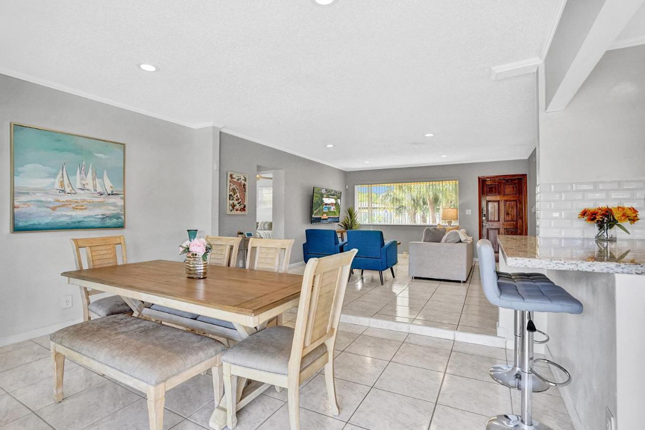 New! Waterfront Heated Pool & Jacuzzi 2 Mi To Beach - Fishing Pier Relaxing Spa & Hammock Fort Lauderdale Exteriör bild