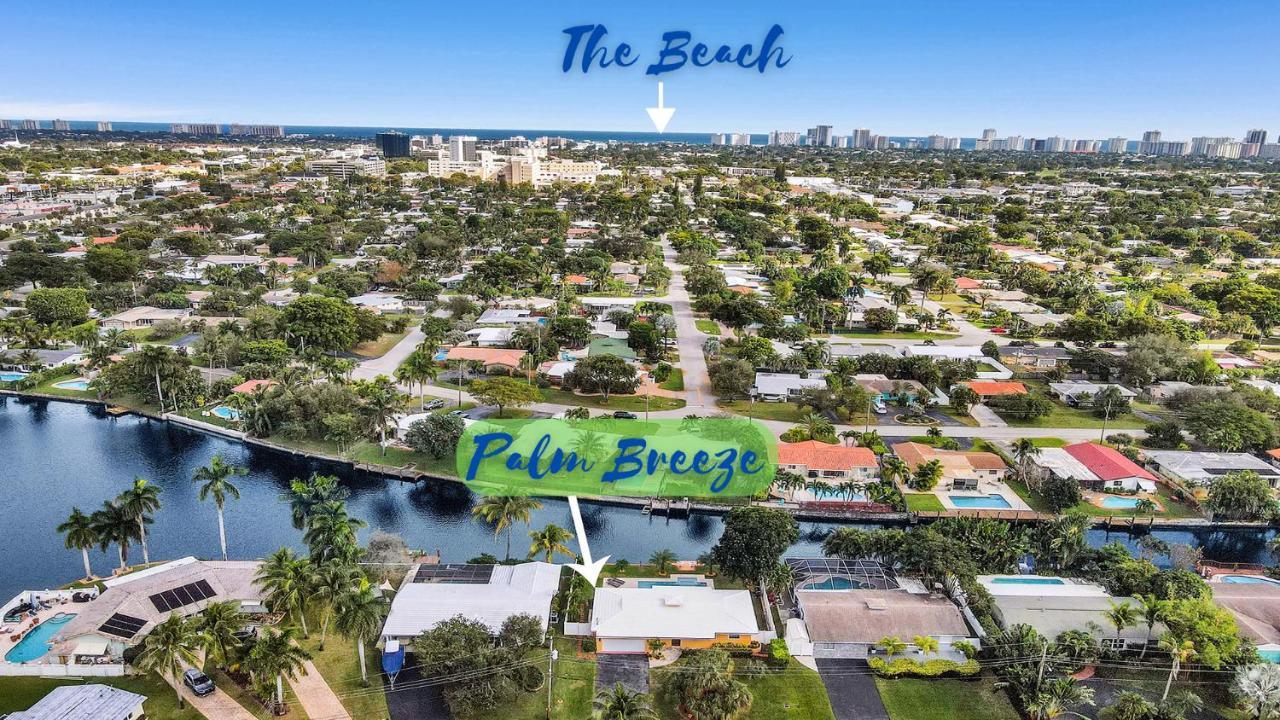 New! Waterfront Heated Pool & Jacuzzi 2 Mi To Beach - Fishing Pier Relaxing Spa & Hammock Fort Lauderdale Exteriör bild