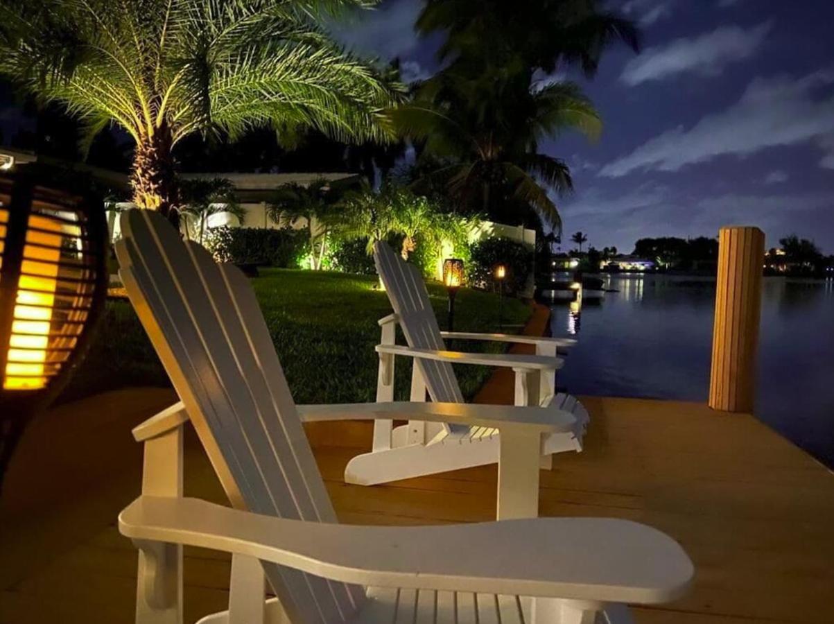 New! Waterfront Heated Pool & Jacuzzi 2 Mi To Beach - Fishing Pier Relaxing Spa & Hammock Fort Lauderdale Exteriör bild