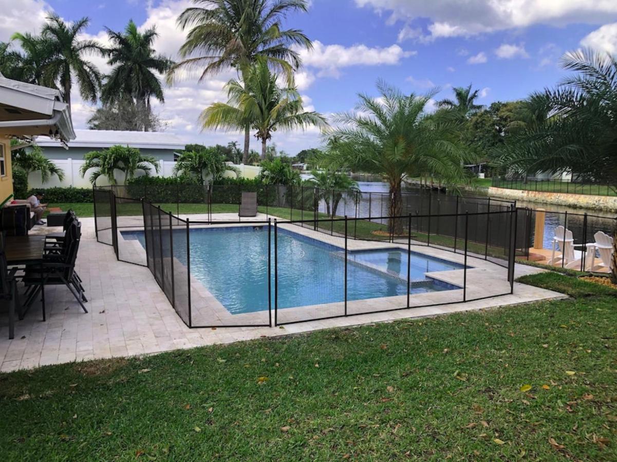 New! Waterfront Heated Pool & Jacuzzi 2 Mi To Beach - Fishing Pier Relaxing Spa & Hammock Fort Lauderdale Exteriör bild