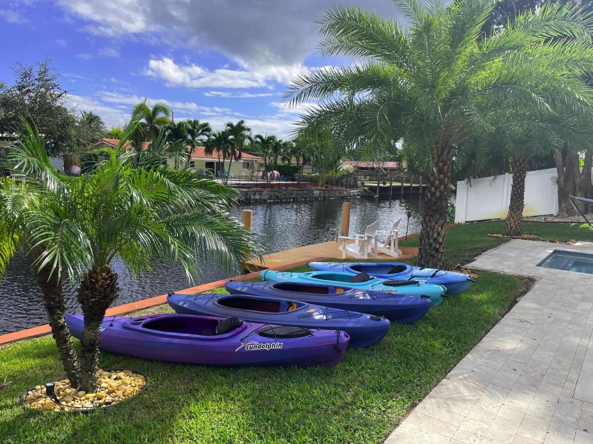 New! Waterfront Heated Pool & Jacuzzi 2 Mi To Beach - Fishing Pier Relaxing Spa & Hammock Fort Lauderdale Exteriör bild