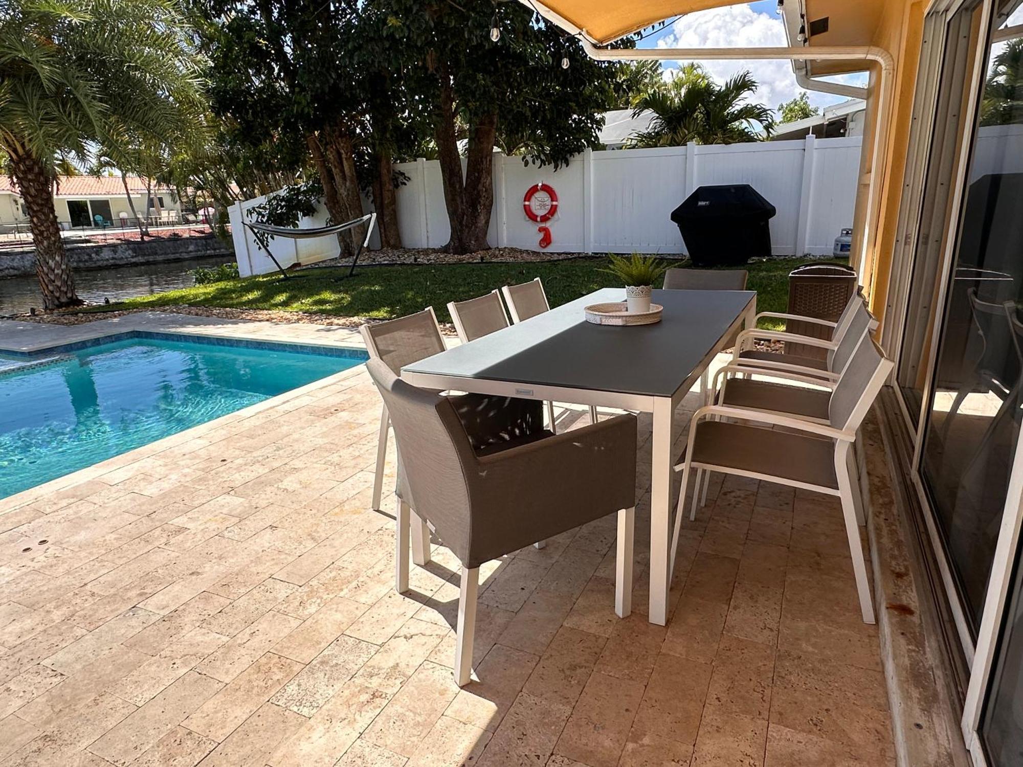 New! Waterfront Heated Pool & Jacuzzi 2 Mi To Beach - Fishing Pier Relaxing Spa & Hammock Fort Lauderdale Exteriör bild